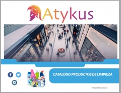 Atykus, portada catalogo productos de limpieza