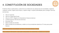 Constitucion de sociedades