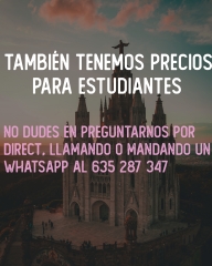 ¡tenemos precios especiales para estudiantes! ¡ no dudes en preguntar!