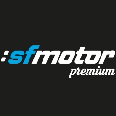 Logotipo sf motor premium