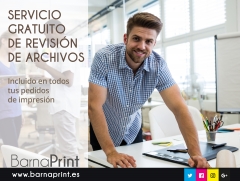 Servicio de revision de archivos gratuito para todos los pedidos