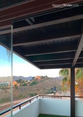Pergola de madera