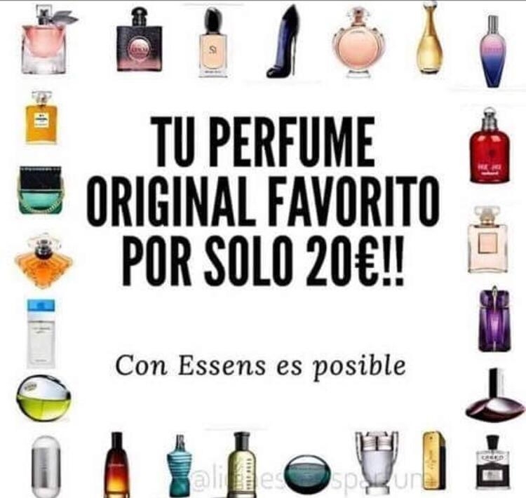 Tu perfume original favorito por solo 20EUR Marca Essens