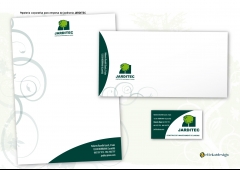 Jarditec - empresa de jardineria - logotipo y papeleria corporativa