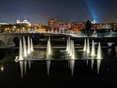 Fuente flotante