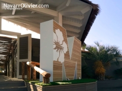 Reforma de club de playa moorea, plage pamppelone, saint tropez