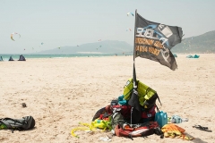 Spot de kitesurf en playa de tarifa