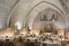 Banquete en el refectorio
