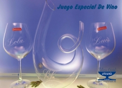 Grabar copas de vino