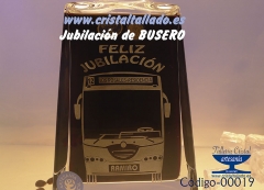 Regalos en cristal para jubilaciones grabados