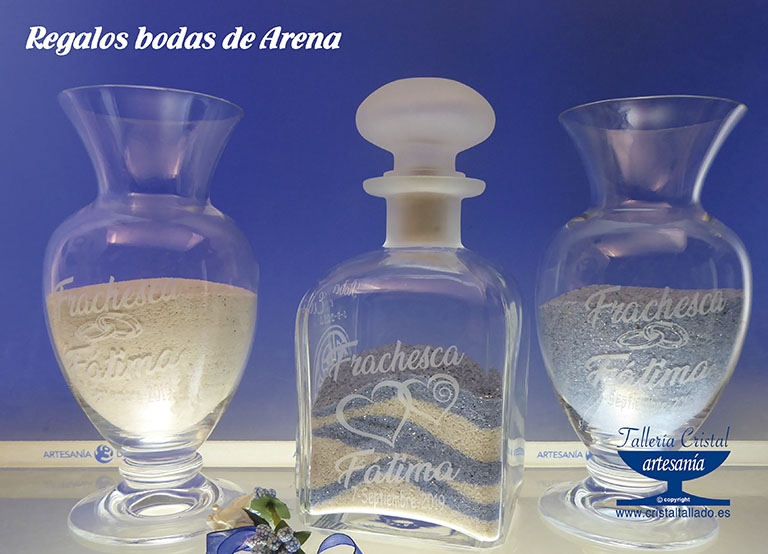 regalos de bodas de arena