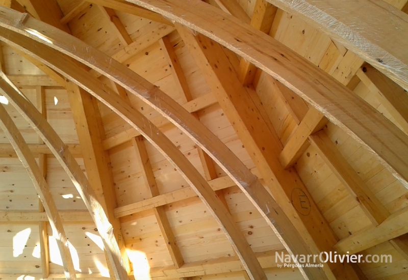 Reconstrucción de cúpula imperial de madera para Iglesia de Lorca, Murcia