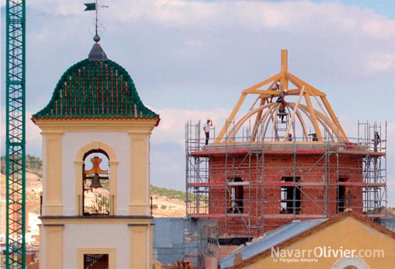 Recuperacin Patrimonio Histrico, Cpula de madera para Iglesia de Santiago, Lorca