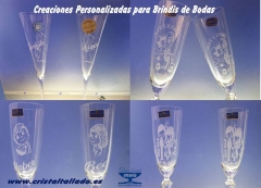 Copas de brindis personalizadas coruna