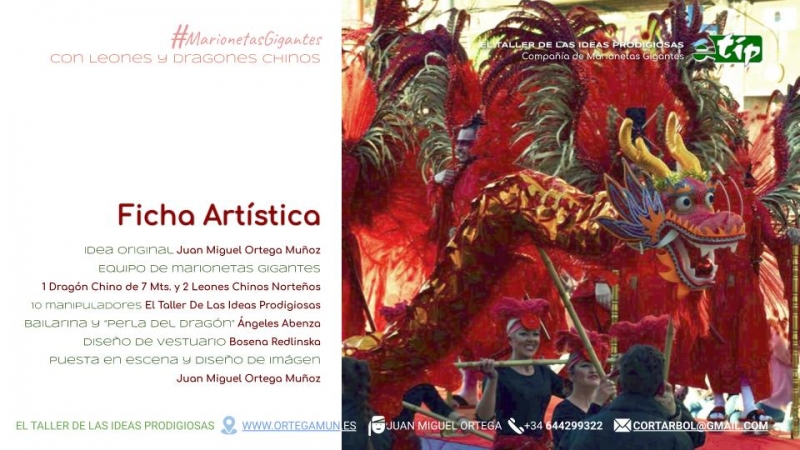 Espectculo con Marionetas Gigantes- Ficha Artstica