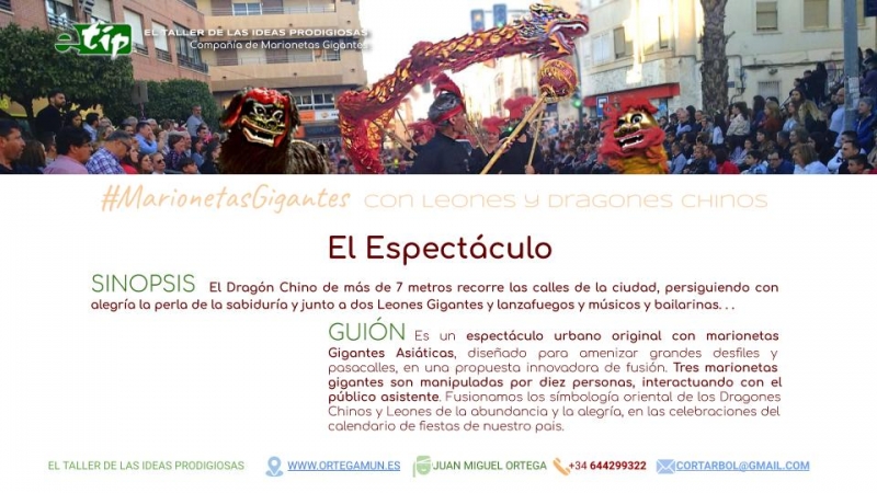 Espectáculo de Marionetas Gigantes- Sinopsis y Guión