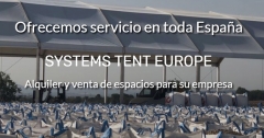 Ejemplo de carpa de systems tent europe