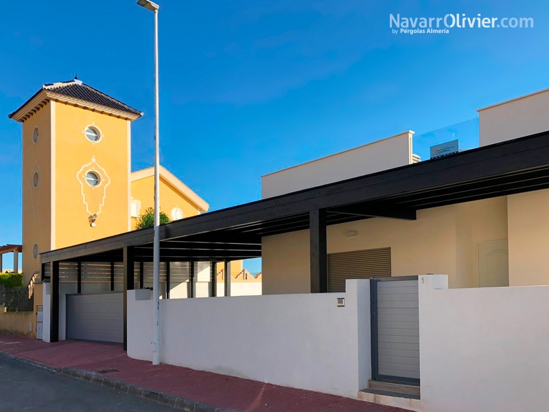 Pergola de madera para vivienda en Mazarrn , Murcia