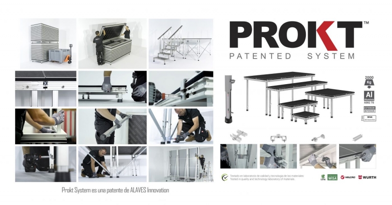 Tarimas y escenarios prokt system