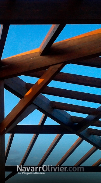 Estructura de madera para tejado en Murcia