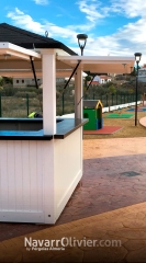 Quiosco de madera para jardin