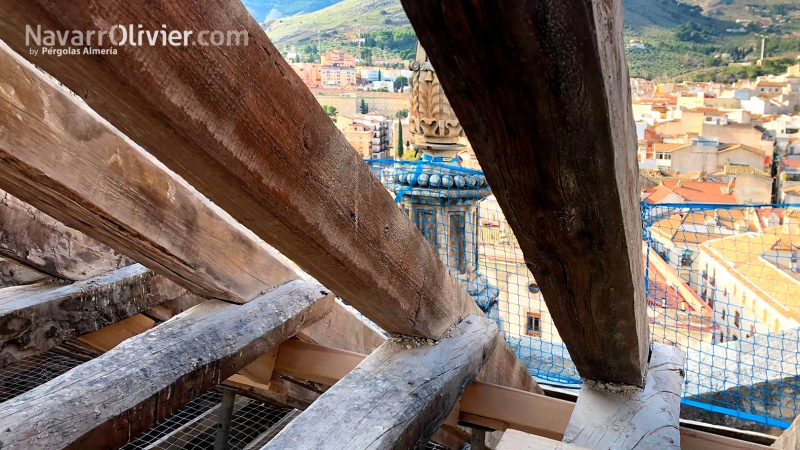 Reconstruccin de cubierta de madera para la Catedral de Jan