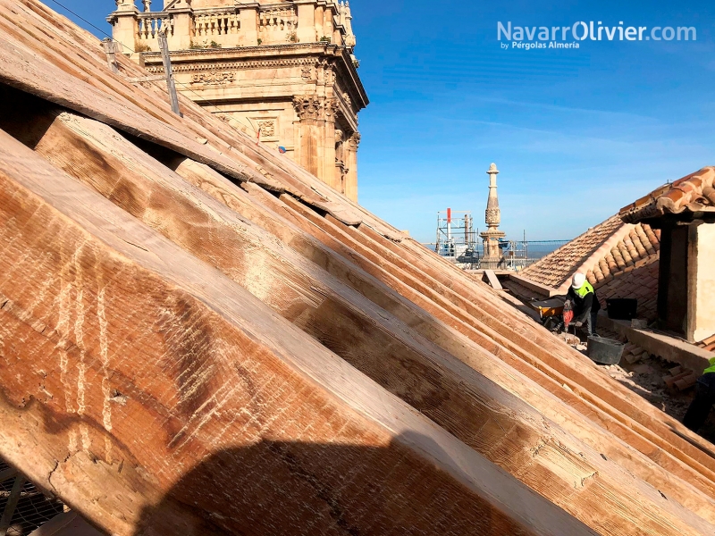 Reconstrucción parcial de cubierta Catedral de Jaén
