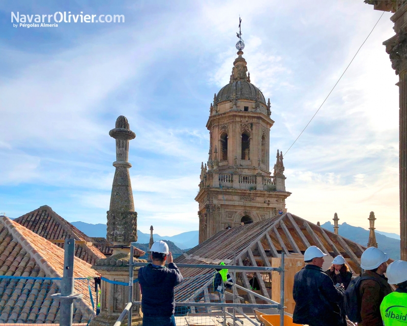 Reconstrucin de estructura a 4 aguas para cubierta de Catedral de Jan