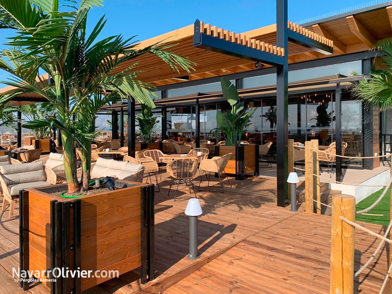 Construccin de restaurante con terraza mirador La Fbrica, Los Lobos, Cuevas del Almanzora.