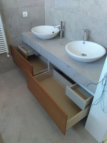 Construcción de vivienda (baño)