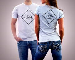 Camisetas personalizadas para parejas. haz el mejor regalo de san valentn