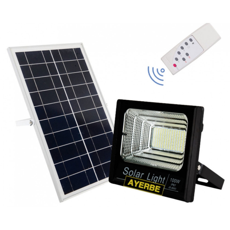 FOCO SOLAR 200 W. CON MANDO A DISTANCIA