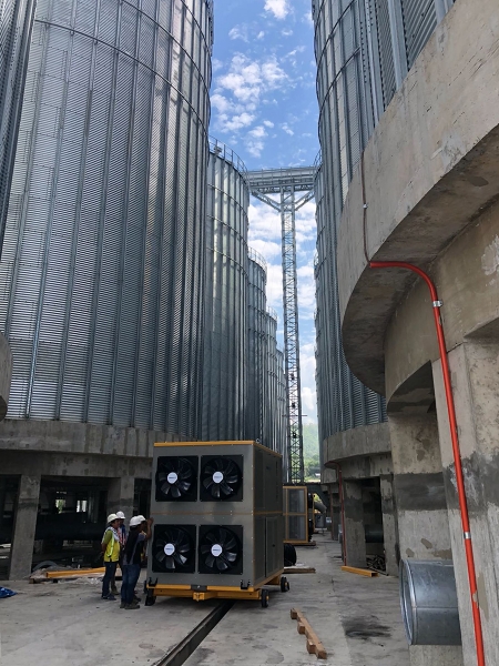 Conservación de cereal en silos, CONSERFRIO F450TD