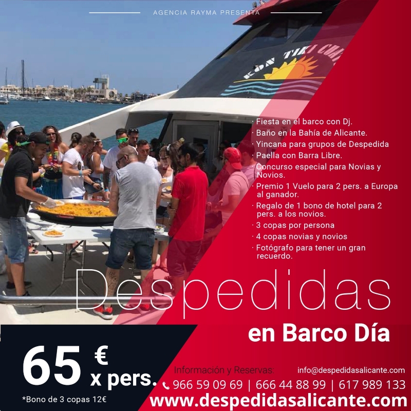 Despedidas en Barco dia