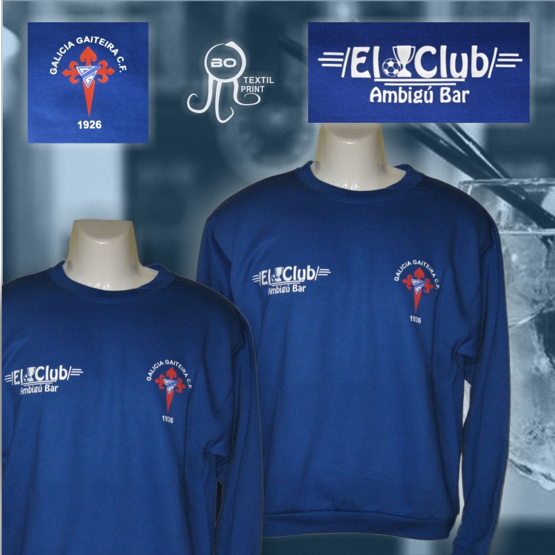 Sudaderas El Clu- Ambug- Bar. www.botextilprint.es  #serigrafia #bordado #sublimacion #vinilotextil