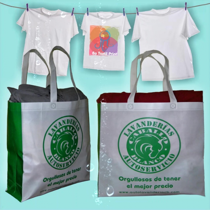 Bolsas Caballo Blanco. www.botextilprint.es #botextilprint #serigrafa #diseo #sublimacion #vinilot