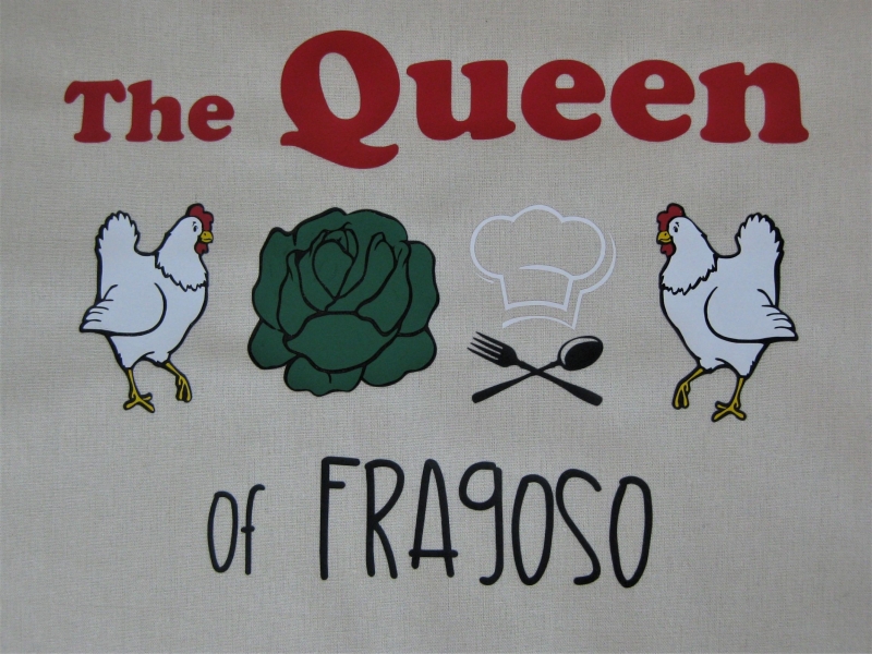 Diseño The Queen of Fragoso. www.botextilprint.es