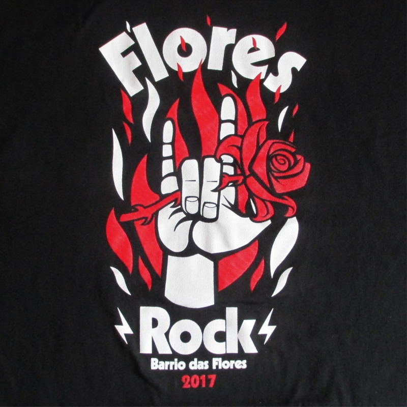 Diseo Flores Rock. www.botextilprint.es