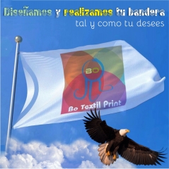 Diseamos y realizamos  tu bandera. www. botextilprint.es