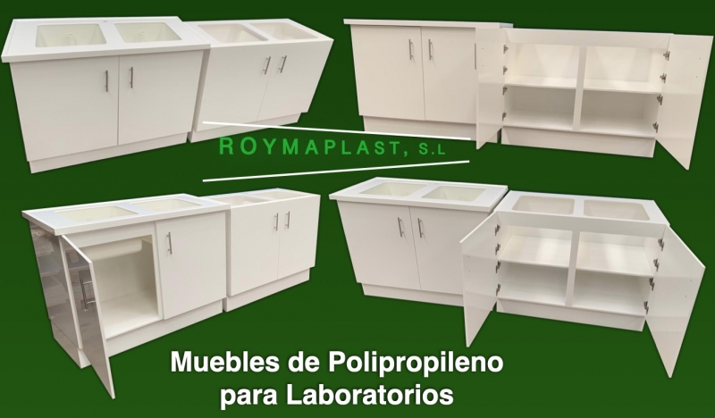Muebles de Polipropileno para Laboratorios