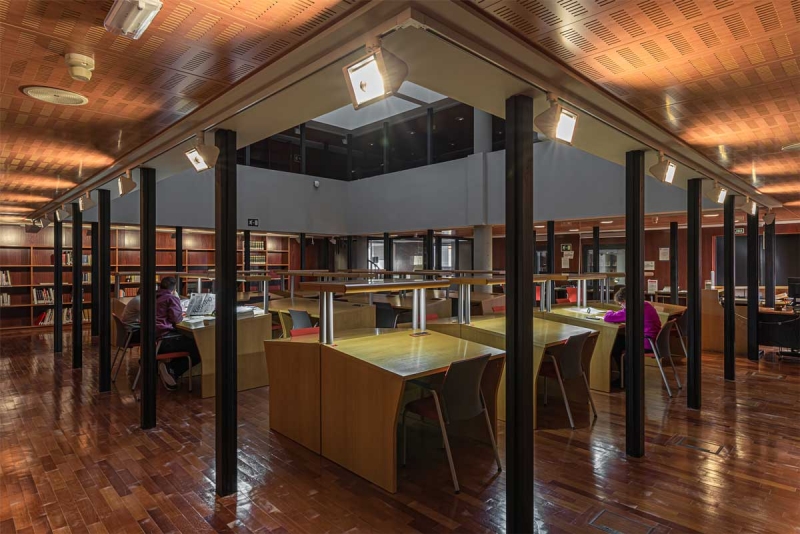 Interior Biblioteca Nacional Alcalá de Henares