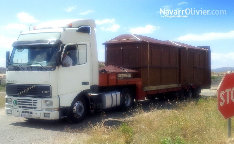 Chiringuito desmontable transporte en camion