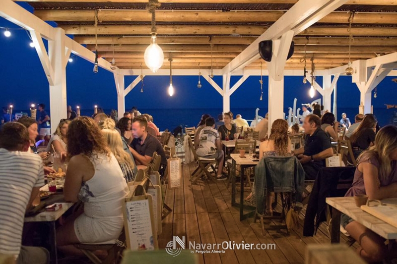 Terraza para chiringuito de temporada