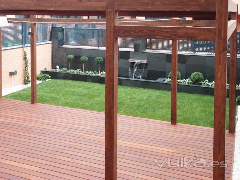 PERGOLA DE MADERA - DISEO EXCLUSIVO