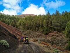 Ruta en quad la cumbre, la palma, espana my quads & bikes