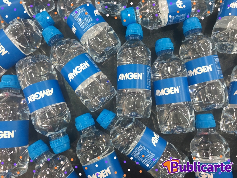 Botellines de agua personalizados con el logo de tu empresa 