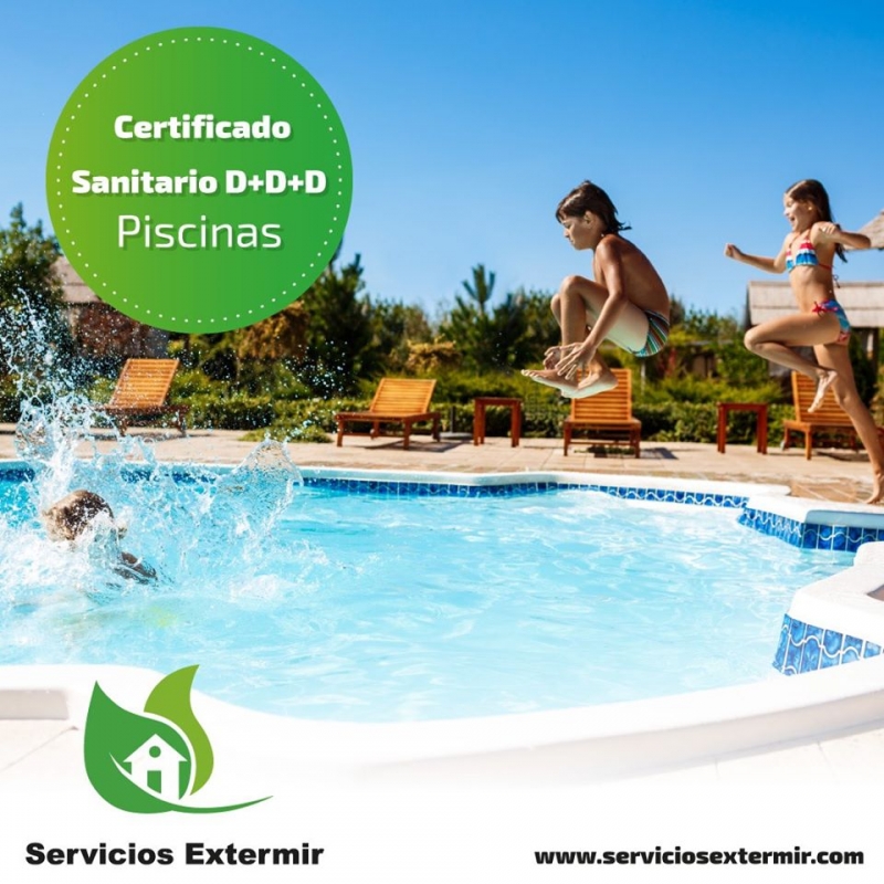 Certificado D+D+D piscinas Madrid