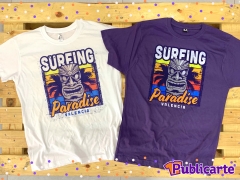 Camiseta personalizada a todo color, estampacion directa sobre el textil dtg