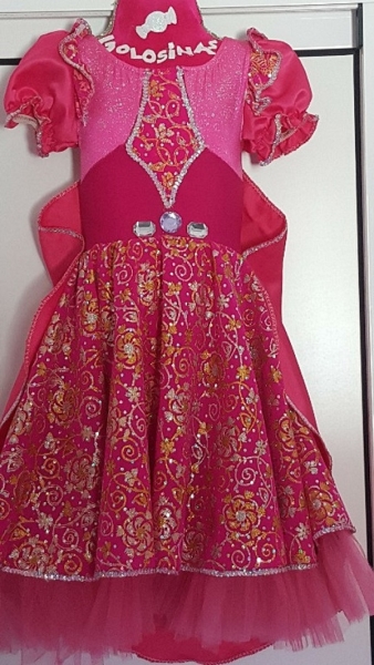 vestido fantasa d eprincesa