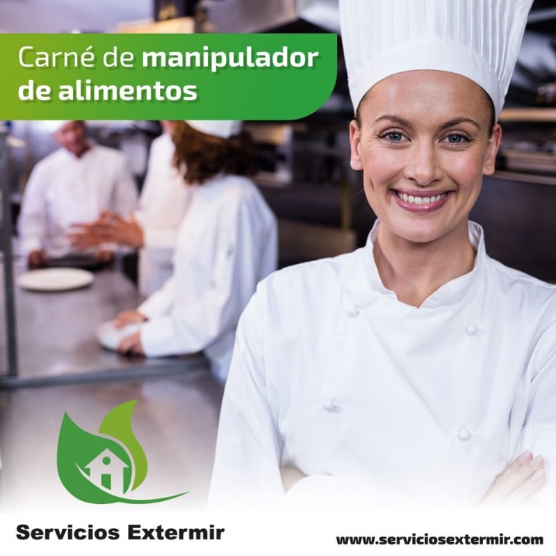 Carn de manipulador de alimentos Madrid